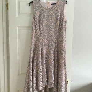 Tommy Hilfiger, Size 12 (fits like size 10) grey and pink party dress